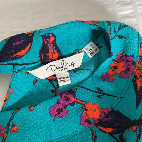 Floral and Bird print tank - Picture 4 of 7